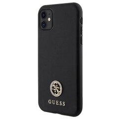 Guess GUHCN61PS4DGPK iPhone 11 | Xr 6.1" czarny|black hardcase Strass Metal Logo цена и информация | Чехлы для телефонов | 220.lv
