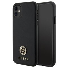 Guess GUHCN61PS4DGPK iPhone 11 | Xr 6.1" czarny|black hardcase Strass Metal Logo цена и информация | Чехлы для телефонов | 220.lv