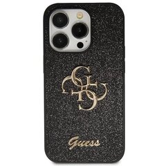 Guess GUHCP13LHG4SGK iPhone 13 Pro | 13 6.1" czarny|black hardcase Glitter Script Big 4G цена и информация | Чехлы для телефонов | 220.lv