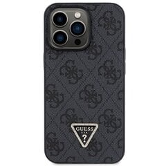 Guess GUHCP13LP4TDSCPK iPhone 13 Pro | 13 6.1" czarny|black hardcase Crossbody 4G Metal Logo цена и информация | Чехлы для телефонов | 220.lv