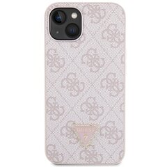 Guess GUHCP13MP4TDSCPP iPhone 13 6.1" różowy|pink hardcase Crossbody 4G Metal Logo цена и информация | Чехлы для телефонов | 220.lv