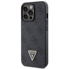 Guess GUHCP13XP4TDSCPK iPhone 13 Pro Max 6.7" czarny|black hardcase Crossbody 4G Metal Logo цена и информация | Чехлы для телефонов | 220.lv
