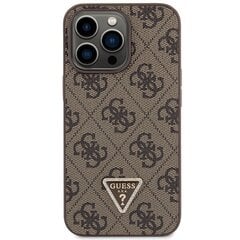 Guess GUHCP13XP4TDSCPW iPhone 13 Pro Max 6.7" brązowy|brown hardcase Crossbody 4G Metal Logo цена и информация | Чехлы для телефонов | 220.lv