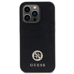 Guess GUHCP13XPS4DGPK iPhone 13 Pro Max 6.7" czarny|black hardcase Strass Metal Logo цена и информация | Чехлы для телефонов | 220.lv