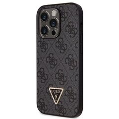 Guess GUHCP14LP4TDSCPK iPhone 14 Pro 6.1" czarny|black hardcase Crossbody 4G Metal Logo цена и информация | Чехлы для телефонов | 220.lv