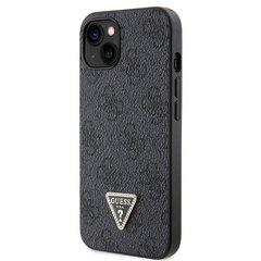 Guess GUHCP14SP4TDSCPK iPhone 14 6.1" czarny|black hardcase Crossbody 4G Metal Logo цена и информация | Чехлы для телефонов | 220.lv