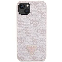 Guess GUHCP14SP4TDSCPP iPhone 14 6.1" różowy|pink hardcase Crossbody 4G Metal Logo цена и информация | Чехлы для телефонов | 220.lv