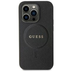 Guess GUHMP13LPSAHMCK iPhone 13 Pro | 13 6.1" czarny|black hardcase Saffiano MagSafe цена и информация | Чехлы для телефонов | 220.lv