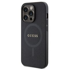 Guess GUHMP14LPSAHMCK iPhone 14 Pro 6.1" czarny|black hardcase Saffiano MagSafe цена и информация | Чехлы для телефонов | 220.lv