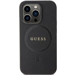 Guess GUHMP14XPSAHMCK iPhone 14 Pro Max 6.7" czarny|black hardcase Saffiano MagSafe цена и информация | Чехлы для телефонов | 220.lv