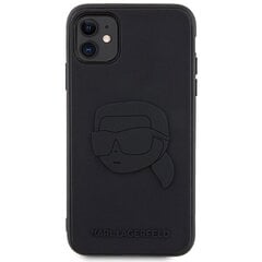 Karl Lagerfeld KLHCN613DRKNK iPhone 11 | Xr 6.1" czarny|black hardcase Rubber Karl Head 3D цена и информация | Чехлы для телефонов | 220.lv