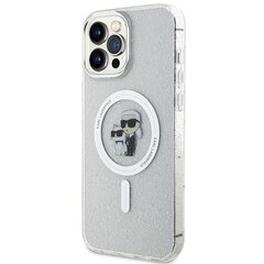 Karl Lagerfeld KLHMP13XHGKCNOT iPhone 13 Pro Max 6.7" transparent hardcase Karl&Choupette Glitter MagSafe цена и информация | Чехлы для телефонов | 220.lv