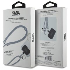 Karl Lagerfeld KLUCNMSCKIG Universal CBDY Cord pasek szary|grey цена и информация | Держатели для телефонов | 220.lv