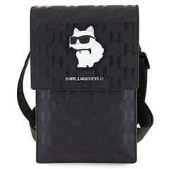 Karl Lagerfeld Torebka KLWBSAKHPCK czarny|black Saffiano Monogram Choupette цена и информация | Чехлы для телефонов | 220.lv