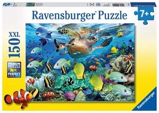 Puzle Ravensburger Zemūdens paradīze, 10009, 150 d. cena un informācija | Puzles, 3D puzles | 220.lv