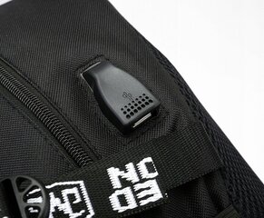 Рюкзак с отражающим свет Logit, черный. цена и информация | Школьные рюкзаки, спортивные сумки | 220.lv