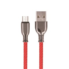 Setty cable USB - microUSB 1,0 m 3A FC-M red - no package цена и информация | Кабели для телефонов | 220.lv