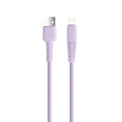 Setty cable USB - Lightning 1,5 m 2,1A KSA-L-1.529 lilac цена и информация | Кабели для телефонов | 220.lv