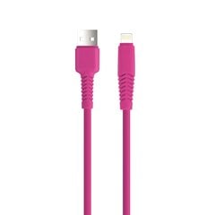 Setty cable USB - Lightning 1,5 m 2,1A KSA-L-1.526 pink цена и информация | Кабели для телефонов | 220.lv