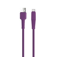 Setty cable USB - USB-C 1,5 m 2,1A KSA-C-1.5219 purple цена и информация | Кабели для телефонов | 220.lv