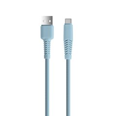 Setty cable USB - USB-C 1,5 m 2,1A KSA-C-1.523 blue цена и информация | Кабели для телефонов | 220.lv