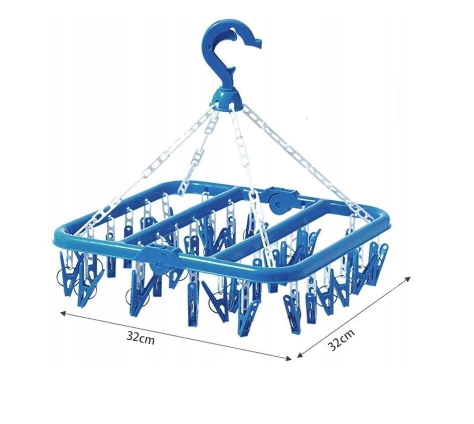 Pakaramais žāvētājs zeķēm, zils цена и информация | Veļas žāvēšana | 220.lv