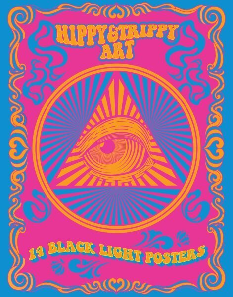 Hippy & Trippy Art: 14 Black Light Posters цена и информация | Mākslas grāmatas | 220.lv