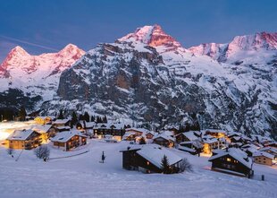 Puzle Ravensburger Berner Oberland Mürren, 17316, 1000 d. cena un informācija | Puzles, 3D puzles | 220.lv