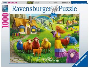 Ravensburger Puzzle The Happy Sheep Yarn Shop 1000pc 16949 цена и информация | Пазлы | 220.lv