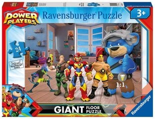 Puzle Ravensburger Power Player Giant Floor, 3119, 24 d. cena un informācija | Puzles, 3D puzles | 220.lv