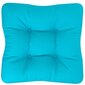 vidaXL palešu matracis, 60x61,5x10 cm, oksforda audums, zils cena un informācija | Krēslu paliktņi | 220.lv