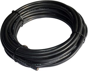 Гибкий 5-метровый провод 8 AWG из силикона [2,5 м черный и 2,5 м красный] Провод с изолированными медными жилами, Устойчивость к высоким температурам цена и информация | Кабели и провода | 220.lv