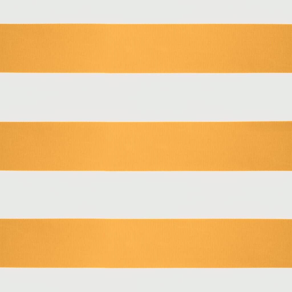 Markīze vidaXL, 400x300 cm, dzeltena/balta cena un informācija | Saulessargi, markīzes un statīvi | 220.lv