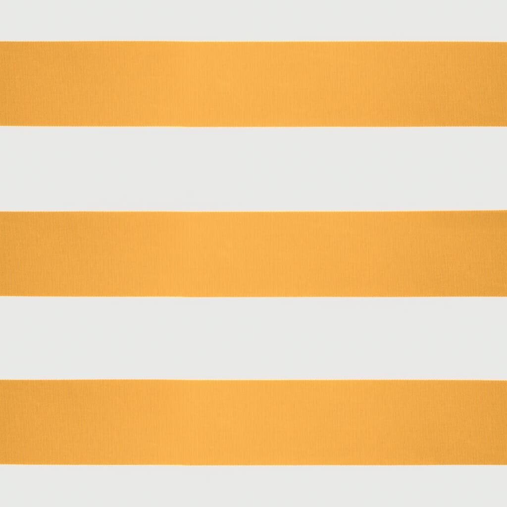 Markīze vidaXL, 350x250 cm, dzeltena/balta цена и информация | Saulessargi, markīzes un statīvi | 220.lv