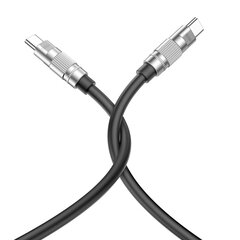 XO cable NB-Q228B USB-C - USB-C 1,2m 60W black цена и информация | Кабели для телефонов | 220.lv