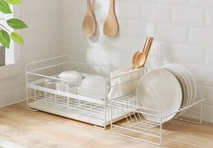 2-уровневая сушилка для посуды цена и информация | Кухонные принадлежности | 220.lv