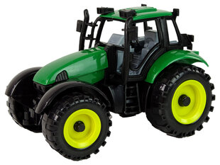 Zaļais traktors LeanToys Ideal Farm cena un informācija | Rotaļlietas zēniem | 220.lv
