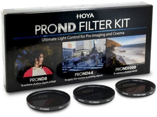 Hoya набор фильтров PRO ND 8/64/1000 72 мм цена и информация | Фильтры | 220.lv