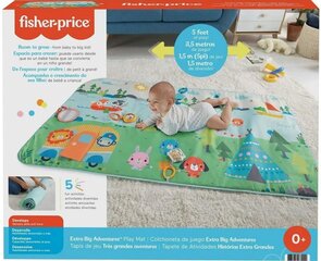 Очень большой коврик для приключенческих игр Fisher-Price (GXR53) цена и информация | Развивающие коврики | 220.lv