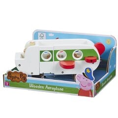 Набор фигурок деревянного самолета Peppa Pig цена и информация | Конструктор автомобилей игрушки для мальчиков | 220.lv