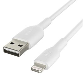 USB кабель Belkin Boost Charge USB-A to Lightning 1m белый цена и информация | Кабели для телефонов | 220.lv