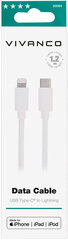Vivanco кабель USB- C- Lightning 1.2 м (60084) цена и информация | Кабели для телефонов | 220.lv
