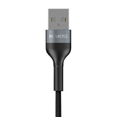 Кабель USB для Lightning Romoss CB12B 2.4A, 1 м (черный) цена и информация | Кабели для телефонов | 220.lv