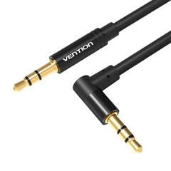 Угловой кабель Vention BAKBD-T AUX mini jack 3.5 мм, 0.5 м (черный) цена и информация | Кабели для телефонов | 220.lv