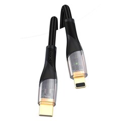 XO Clear cable NB-Q223A USB-C - Lightning 1,0 m 27W black цена и информация | Кабели для телефонов | 220.lv