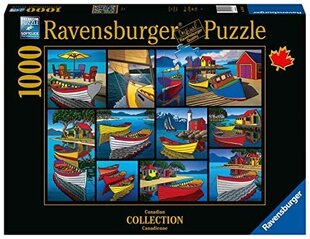 Ravensburger 2d 1000 El. На воде [головоломка] цена и информация | Пазлы | 220.lv