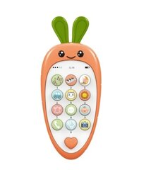 Izglītojošs telefons ar skaņām, oranžs цена и информация | Игрушки для малышей | 220.lv