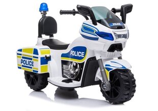 Bērnu policijas elektriskais motocikls, balts cena un informācija | Bērnu elektroauto | 220.lv