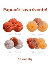 Pom-poms komplekts цена и информация | Праздничные декорации | 220.lv