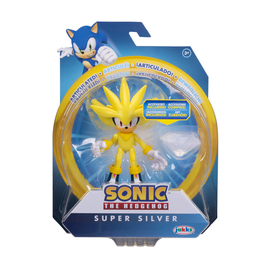 Фигурка и аксессуары SONIC THE HEDGEHOG W12, 10 см цена | 220.lv